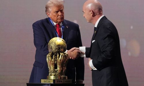FIFA gives President Donald Trump a peace prize in a departure from its traditional focus on sport