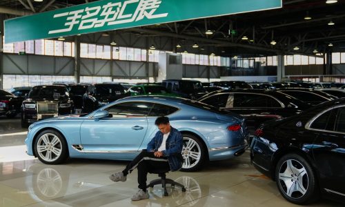 High-end car sales sink in China