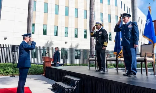 As Battle Group Off Venezuela Awaits Orders, a New Commander Takes the Helm