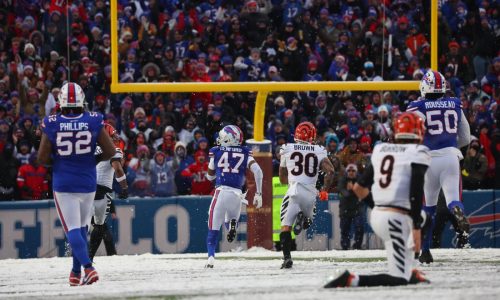 Bills superan 39-34 a Bengals con cuatro TDs de Josh Allen e intercepción de Christian Benford