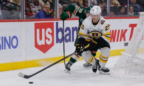 Bruins smoked by Wild, 6-2