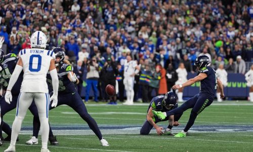 Seahawks vencen 18-16 a Colts con gol de campo de 56 yardas de Jason Myers