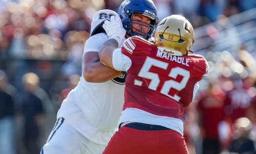 Lowell’s Ty Chan hoping to soar at Fenway Park with UConn football team
