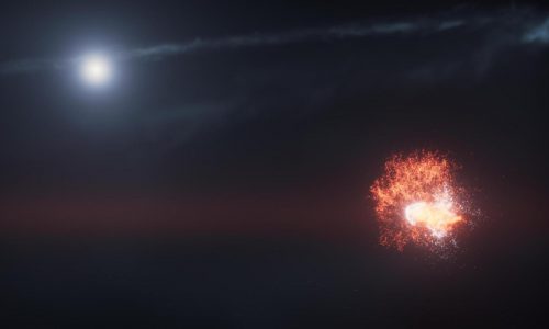 Hubble Space Telescope spies dusty debris from two cosmic collisions