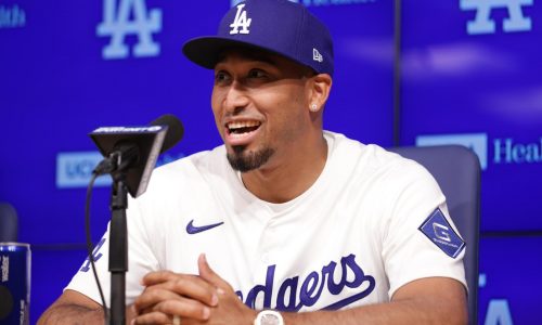 ¡Preparen las trompetas! Edwin Díaz llega para iniciar su nueva etapa con los campeones Dodgers