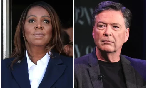 DOJ Seeking Appeals on Dismissals of Criminal Cases Against James Comey, Letitia James