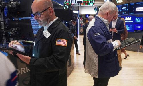 Wall Street holds stronger as bond yields and bitcoin stabilize