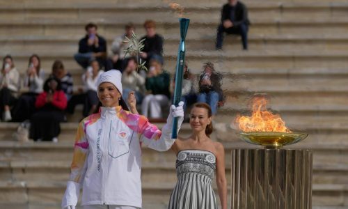 Olympic flame for Milan Cortina Winter Games handed to Italian organizers in Athens