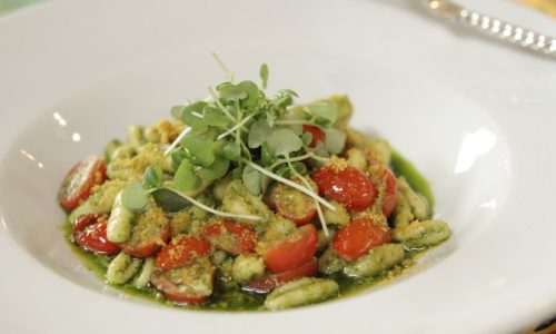 Vegan Pesto Cavatelli celebrates old-world flavors