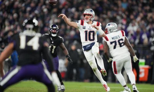 Drake Maye lidera a los Patriots a una victoria 28-24 sobre los Ravens y asegura lugar en playoffs