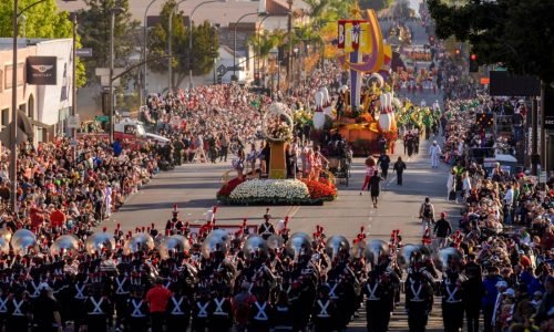 Rain could be an unwelcome entry at the Rose Parade on New Year’s Day