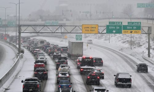 Slippery conditions on metro roads reported; dangerously cold tonight