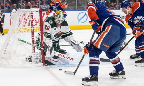 Wallstedt impenetrable again, as Wild blank Edmonton