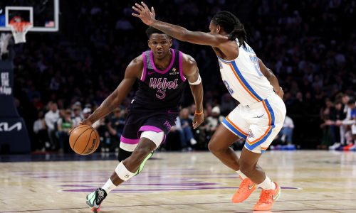 Timberwolves vencen 112-107 al Thunder y Edwards brilla en los minutos finales