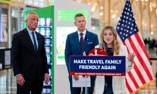 Trump Admin Aims to Create Family-Friendly Airports With Healthier Foods, Exercise Areas