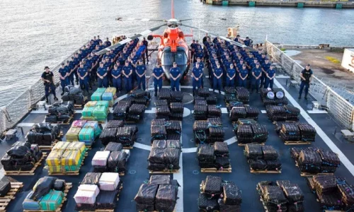 US Coast Guard Operation Seizes 150,000 Pounds of Cocaine