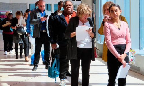 US jobless benefit applications jump to 236,000 last week as concerns about labor market persist