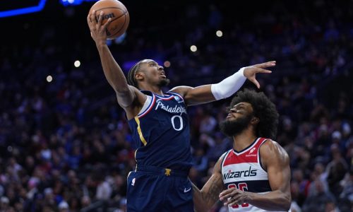 Tyrese Maxey anota 20 de sus 35 puntos en el 3er cuarto y 76ers arrollan 121-102 a Wizards