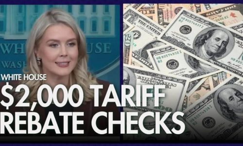 White House Economist Proposal Coming Soon on $2,000 Tariff Rebate Checks
