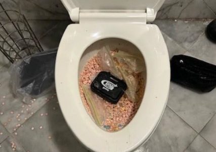 Massachusetts man on house arrest busted after allegedly trying to flush fentanyl down the toilet