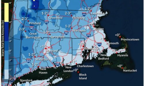 Massachusetts snow: Could it be a white Christmas after a snowy busy travel day?