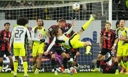 Frankfurt y Dortmund comparten puntos en emocionante empate de la Bundesliga