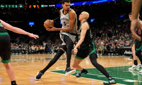 Victor Wembanyama, Spurs too much for Celtics in home loss