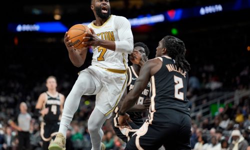 Jaylen Brown, Sam Hauser turn in monster performances as Celtics rout Hawks