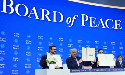 Trump eyes basing his new Board of Peace at a Washington building in legal limbo