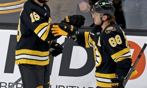 Bruins notebook: Pavel Zacha, Marat Khusnutdinov notch first hat tricks