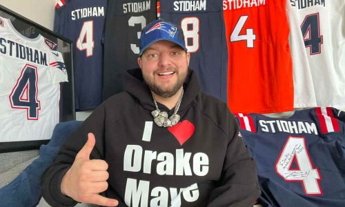 Broncos QB Jarrett Stidham shares special message with Patriots fan: ‘Crazy how life works’