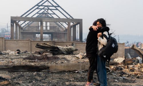 Fotogalería de los incendios forestales en Chile