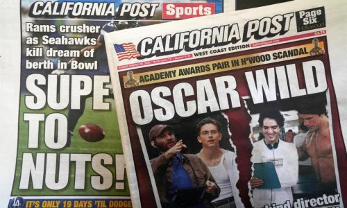 California Post brings brash New York-style tabloid news to the West Coast