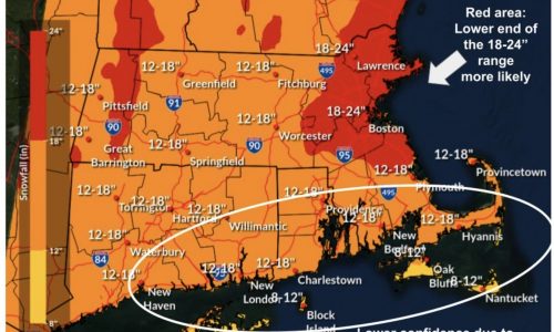 Greater Boston warned to brace for 2 feet of snow, at least a foot elsewhere in Massachusetts