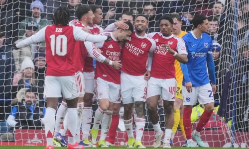 Arsenal golea 4-1 a Portsmouth en la Copa FA con triplete de Gabriel Martinelli