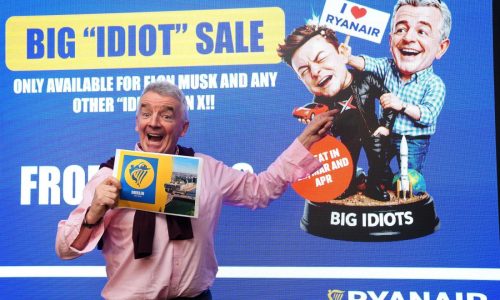 Ryanair CEO dismisses Elon Musk’s idea of buying the airline as verbal feud escalates
