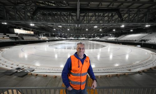 Canadian ice master makes Olympic history with the Games’ 1st indoor temporary speedskating rink