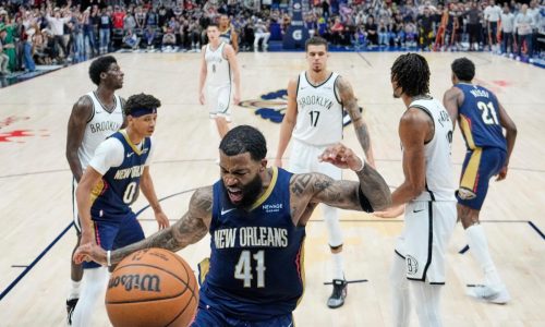 Los 34 puntos de Murphy y la actuación decisiva de Bey llevan a Pelicans a victoria ante Nets