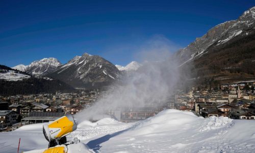Italian expert’s manufactured snow will play big role at the Milan Cortina Games