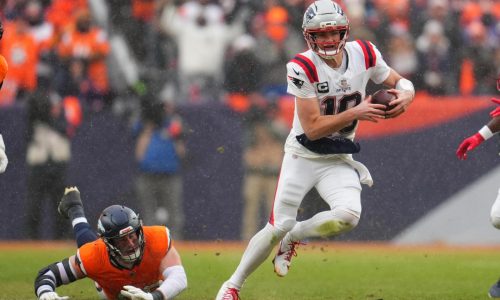 Patriots QB Drake Maye provides update on throwing shoulder injury