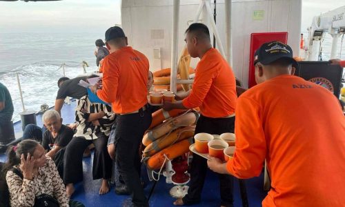 A ferry carrying more than 350 people sinks off the Philippines, killing at least 18