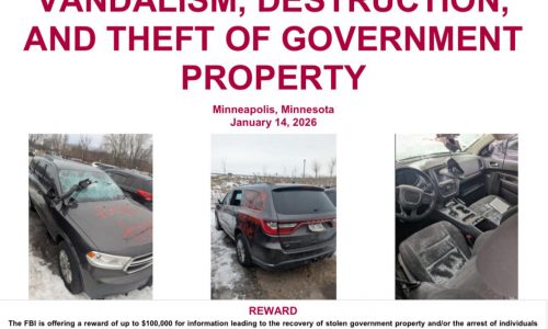 FBI offers $100,000 reward for Minneapolis vandalism, theft info