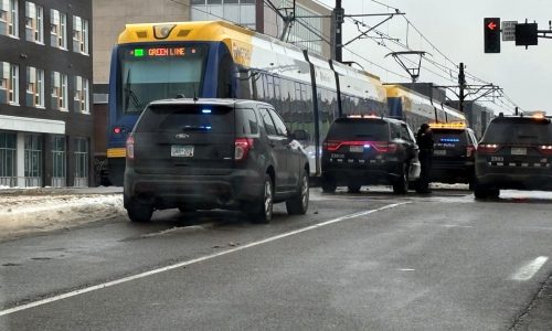St. Paul: Vehicle, light rail train collide on University Avenue