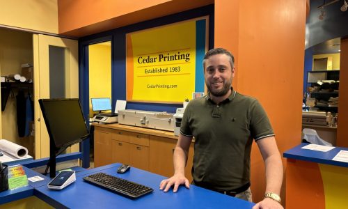 Double-decker downtown: At skyway shop Cedar Printing, paper is hotter than ever