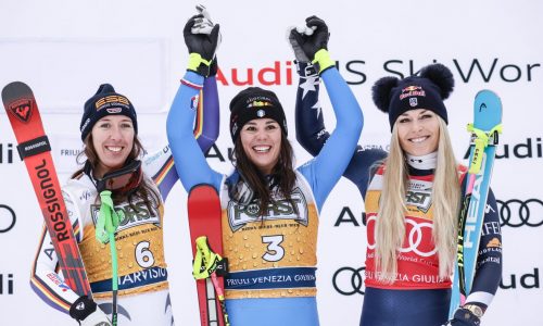 Alpine skiing: Lindsey Vonn finishes third in latest World Cup downhill