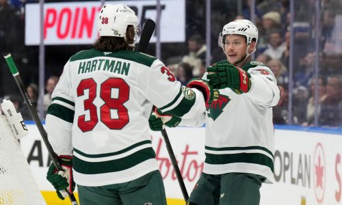 Filling roles: Marcus Foligno’s first hat trick keeps Wild rolling