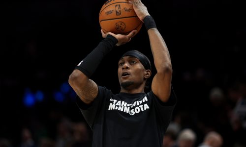 Timberwolves wear ‘Stand with Minnesota’ warm-up shirts to support community they love