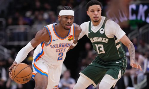 Gilgeous-Alexander anota 40 puntos y Thunder supera a Bucks 122-102