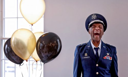 One of the last Tuskegee Airmen, Gen. Woody Woodhouse, celebrates 99th birthday
