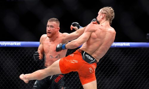 Gaethje vence a Pimblett y gana el título interino de peso ligero en UFC 324
